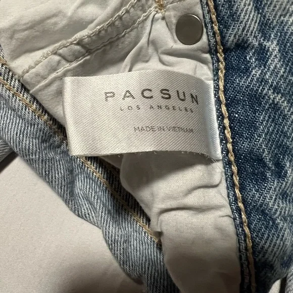 Distressed High Rise Jeans by PAC SUN, Size 24 - Picture 3 of 5